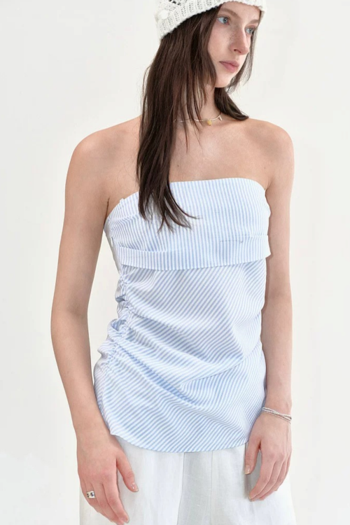 fano-striped-ruched-strapless-camisole-5