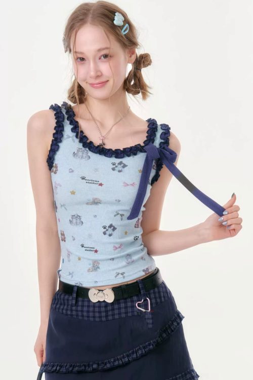 cat-paradise-ruffled-camisole-1