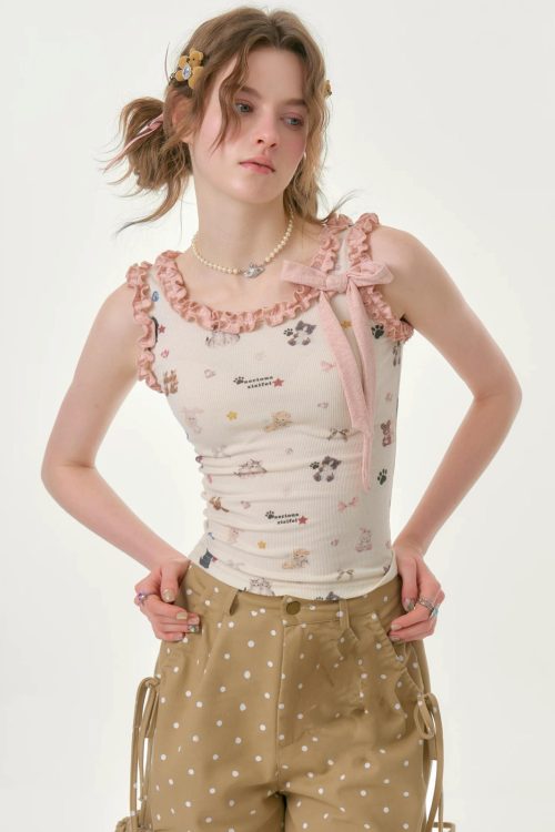 playful-apricot-ruffled-camisole-1