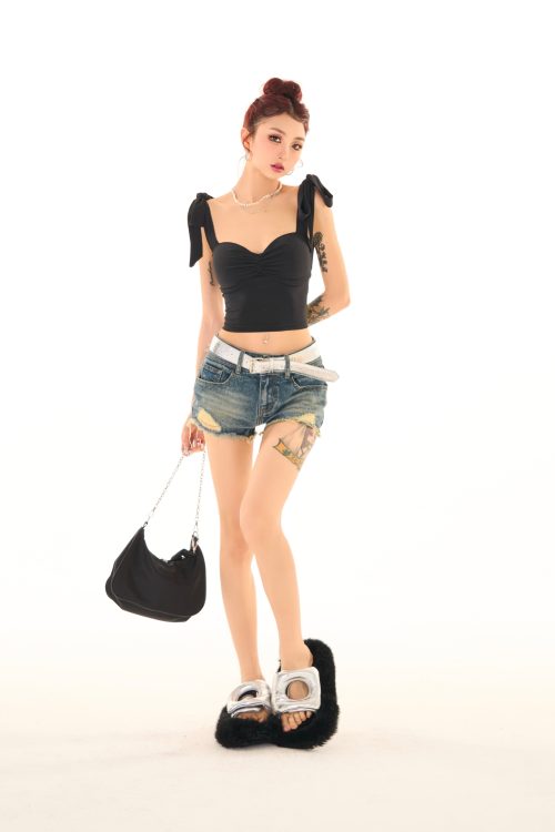 nora-solid-color-black-ribbon-tie-strap-slim-backless-cut-out-design-top-4