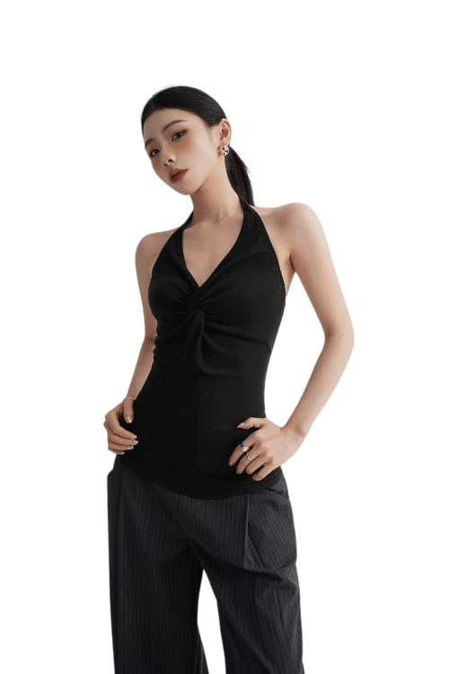 srys-ame-silk-blend-draped-halterneck-camisole-1
