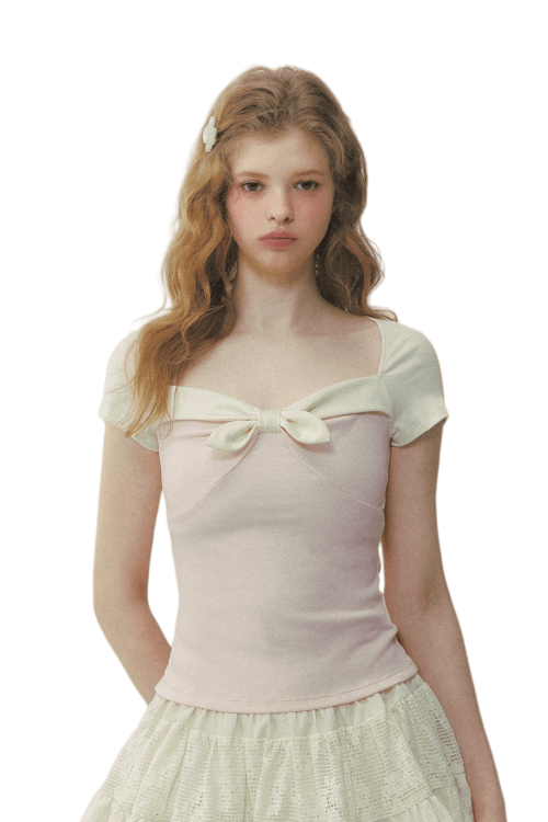 contrast-bow-square-neck-fitted-tee-1