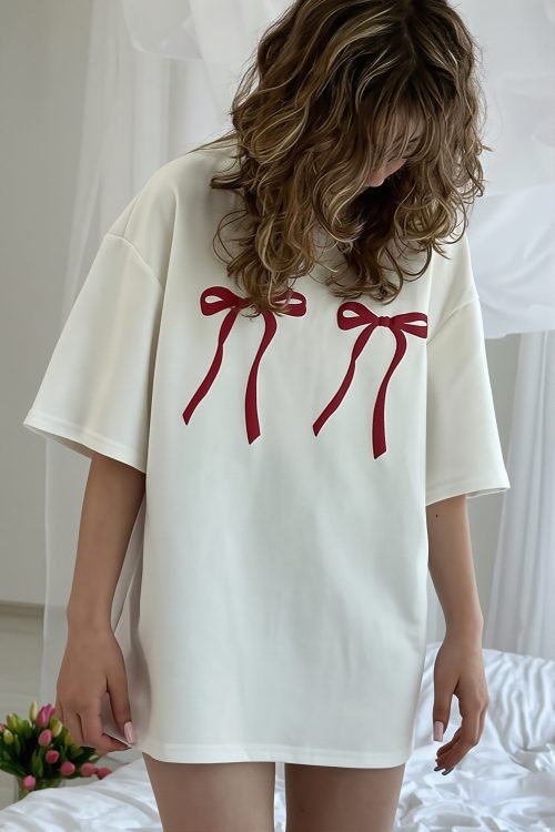loose-bow-print-fashion-t-shirt-2