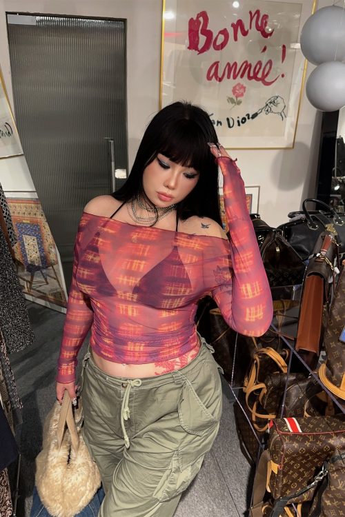 Black One Shoulder Going Out Top