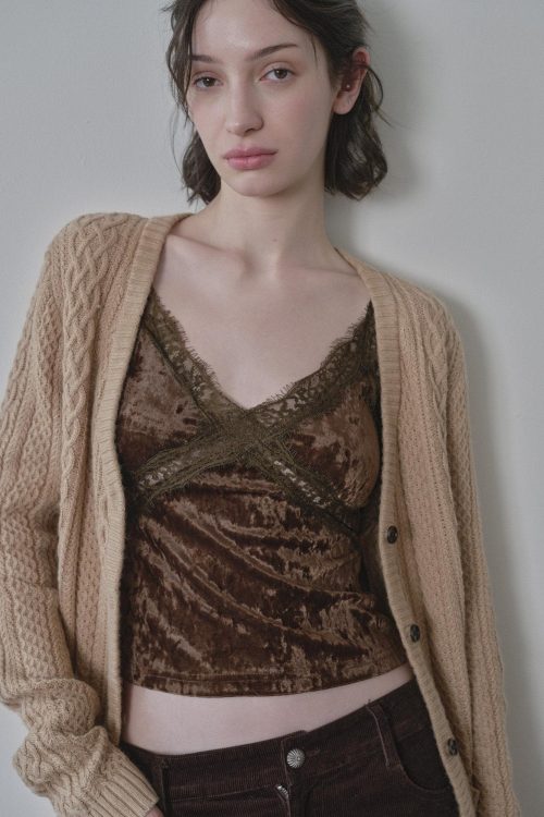 apricot-v-neck-slim-layering-womens-velvet-polyester-blend-lace-camisoles-13