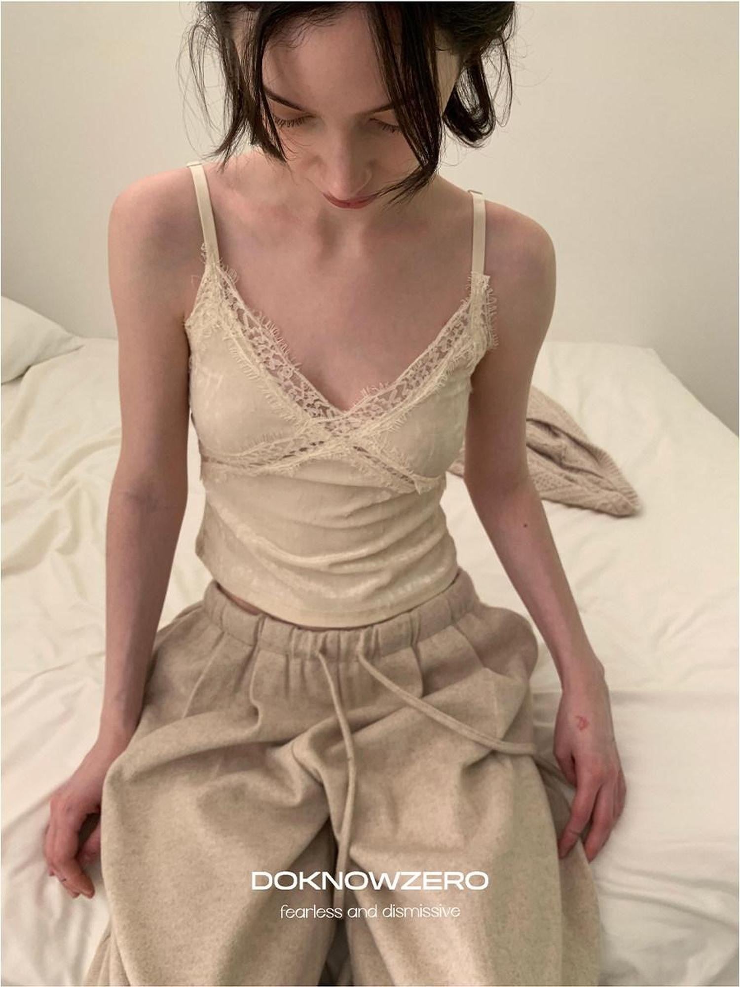 apricot-v-neck-slim-layering-womens-velvet-polyester-blend-lace-camisoles-4 apricot-v-neck-slim-layering-womens-velvet-polyester-blend-lace-camisoles-4