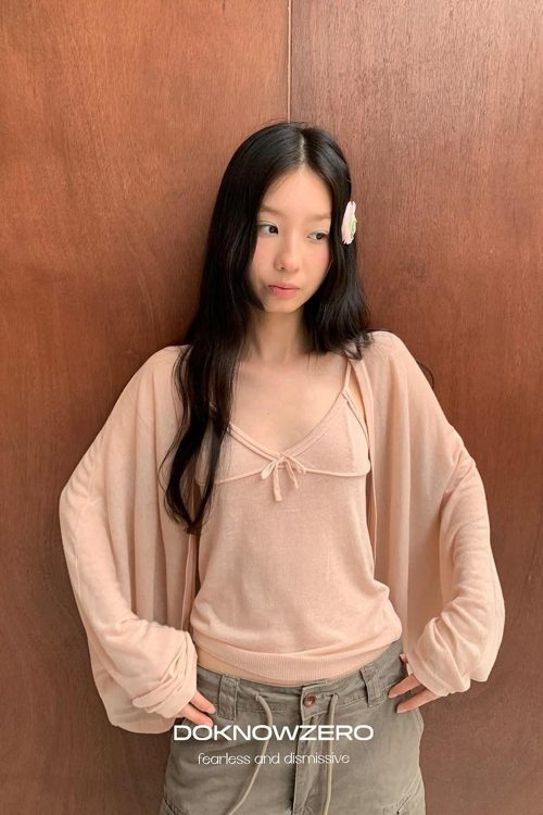 lightweight-knit-bow-tie-v-neck-webbing-strap-slim-fit-womens-tank-tops-1