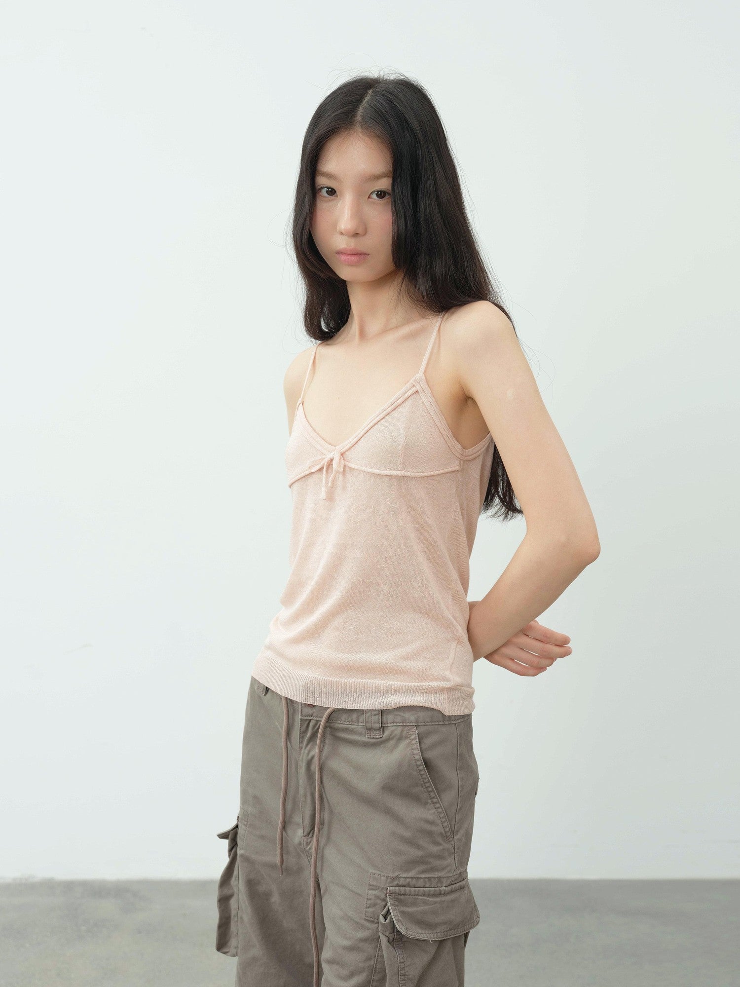 lightweight-knit-bow-tie-v-neck-webbing-strap-slim-fit-womens-tank-tops-10 lightweight-knit-bow-tie-v-neck-webbing-strap-slim-fit-womens-tank-tops-10
