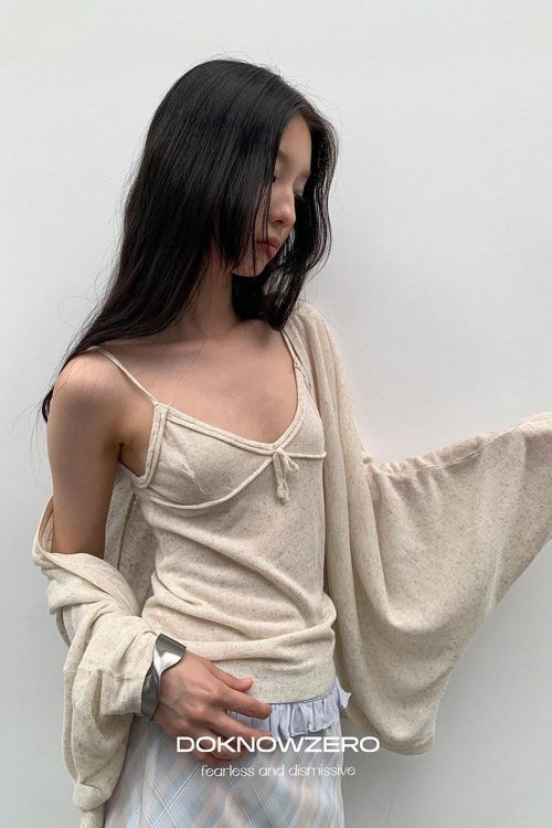 lightweight-knit-bow-tie-v-neck-webbing-strap-slim-fit-womens-tank-tops-2