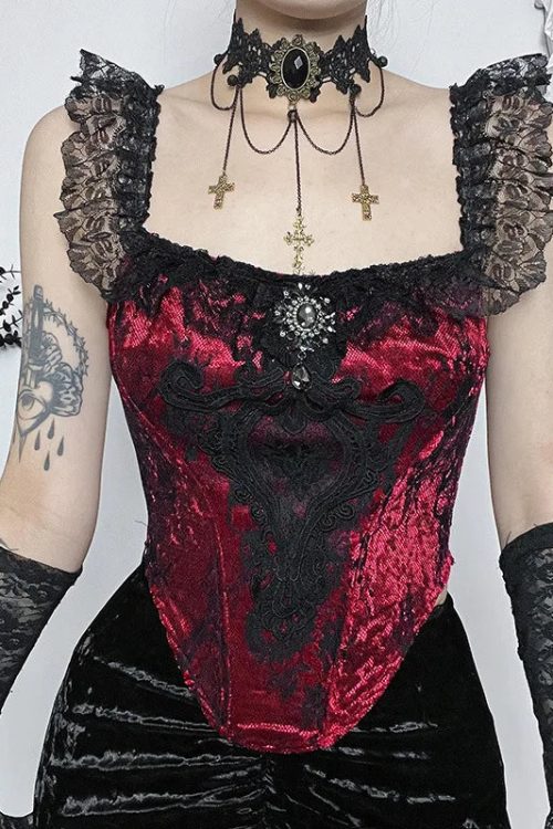 goth-lace-trim-corset-top-1
