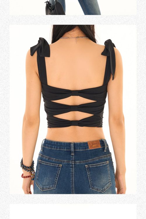 nora-solid-color-black-ribbon-tie-strap-slim-backless-cut-out-design-top-10