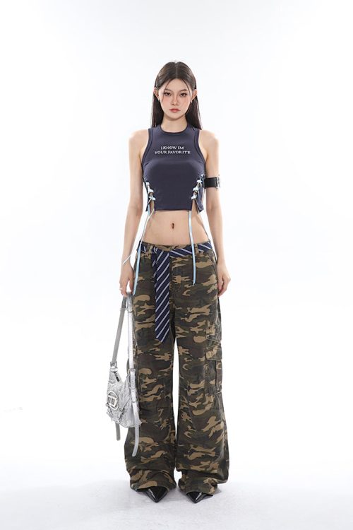 kacey-solid-color-balletcore-lace-up-ribbon-drawstring-contrast-letter-embroidered-slim-cropped-top-10