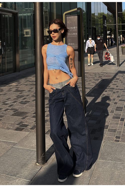 kareena-solid-color-blue-mesh-irregular-micro-sheer-summer-sleeveless-cropped-top-20