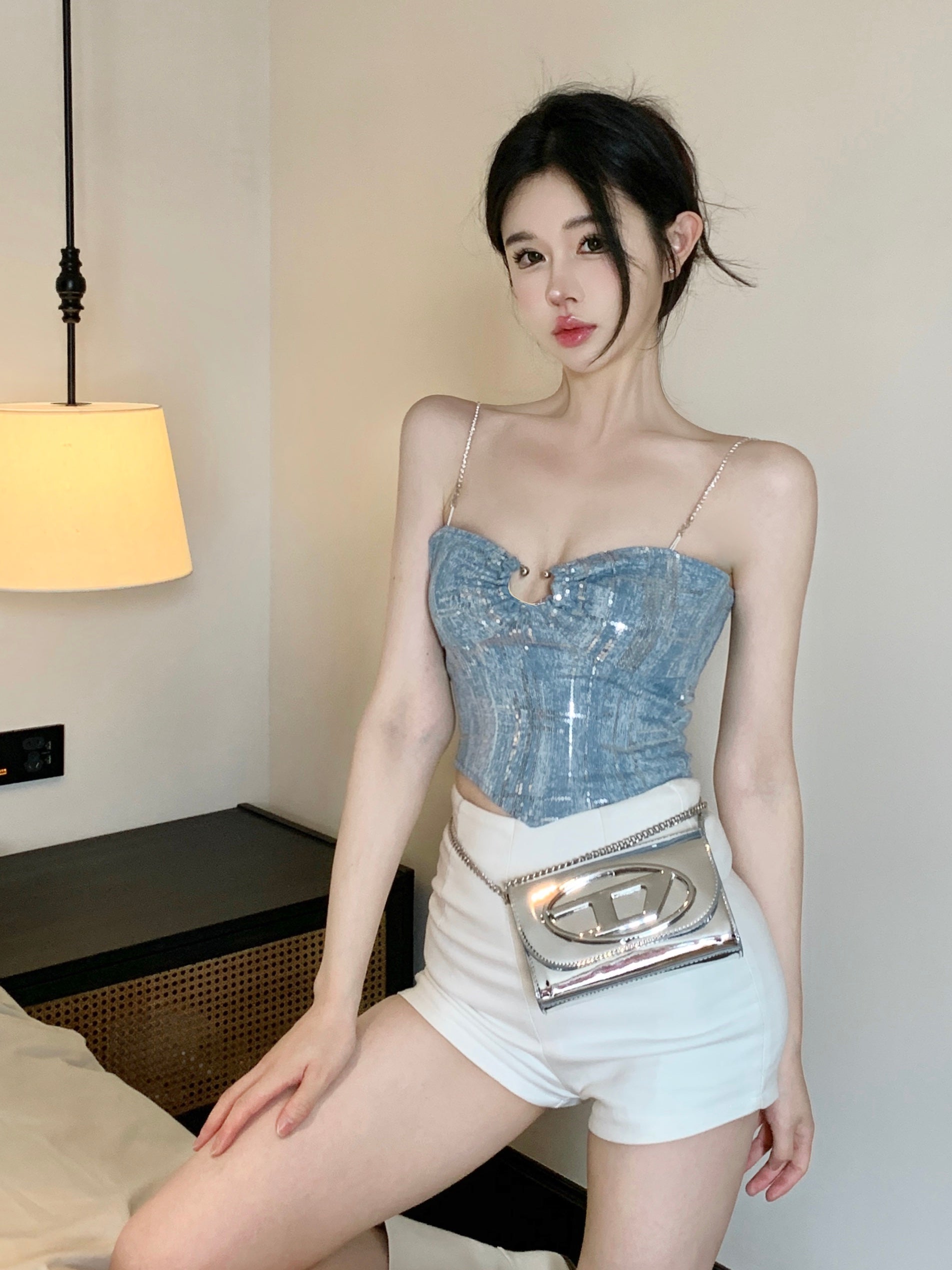 shelly-icy-blue-silver-spaghetti-strap-slim-camisole-cropped-top-14 shelly-icy-blue-silver-spaghetti-strap-slim-camisole-cropped-top-14