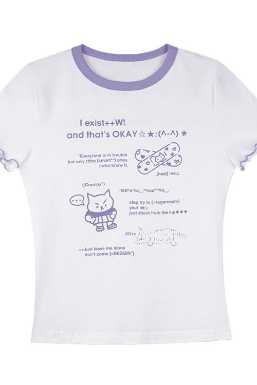cool-black-white-cute-print-short-sleeve-bow-t-shirt-11