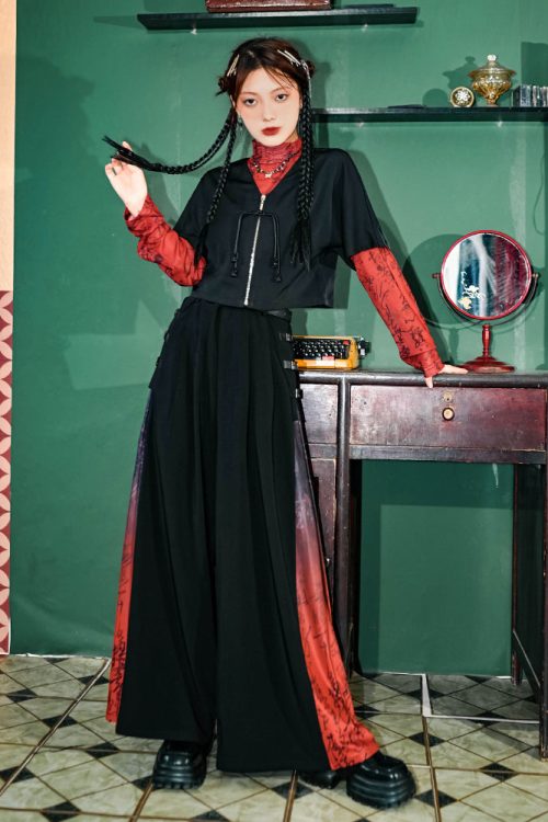 chinese-inspired-red-mesh-blouse-5