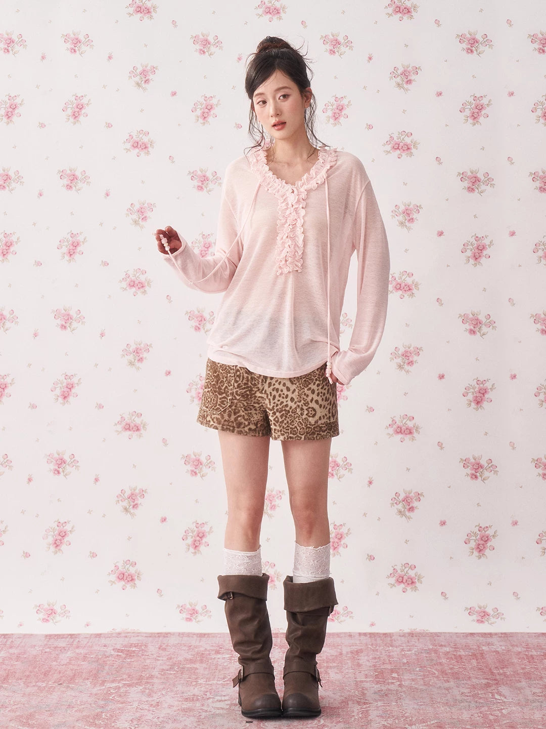 ruffle-drawstring-sheer-knit-sun-protective-long-sleeve-top-3 ruffle-drawstring-sheer-knit-sun-protective-long-sleeve-top-3