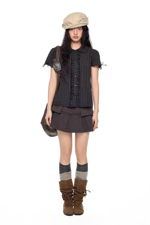 plaid-bow-sleeve-blouse-3