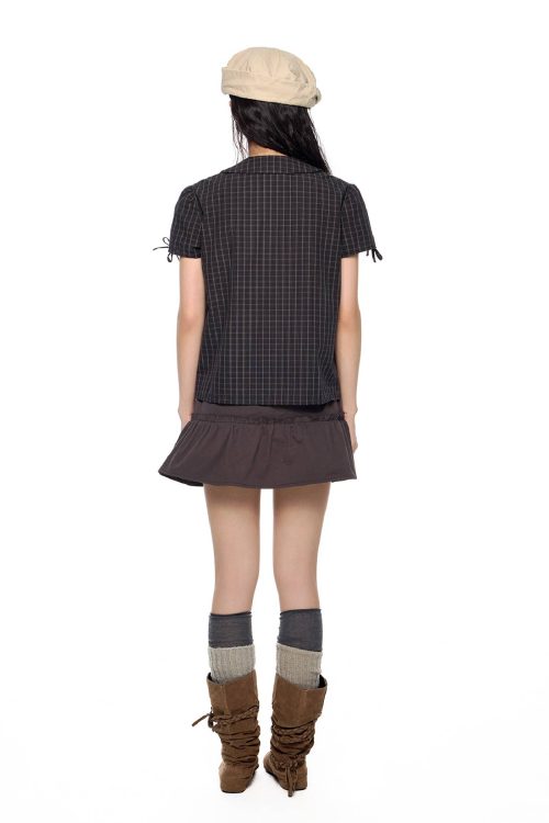 plaid-bow-sleeve-blouse-2