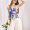 ombre-print-halter-tie-v-neck-ruffle-womens-other-fabric-camisoles-1