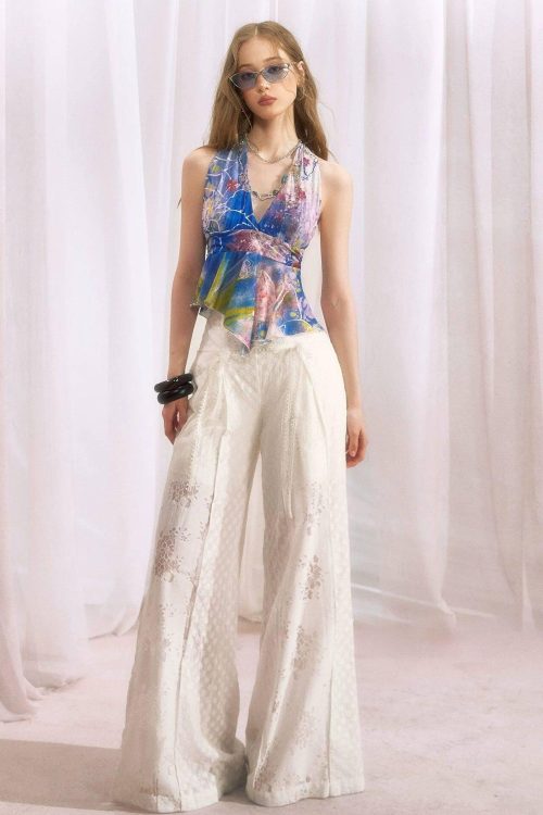 ombre-print-halter-tie-v-neck-ruffle-womens-other-fabric-camisoles-16