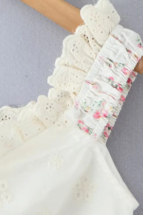 Floral Lace Cami Top for Coquette Outfits