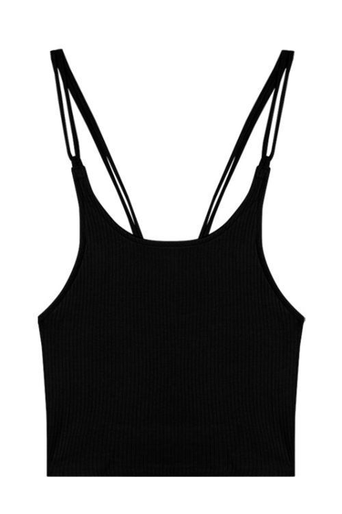 dalia-solid-color-backless-lace-up-halter-neck-slim-camisole-cropped-top-2