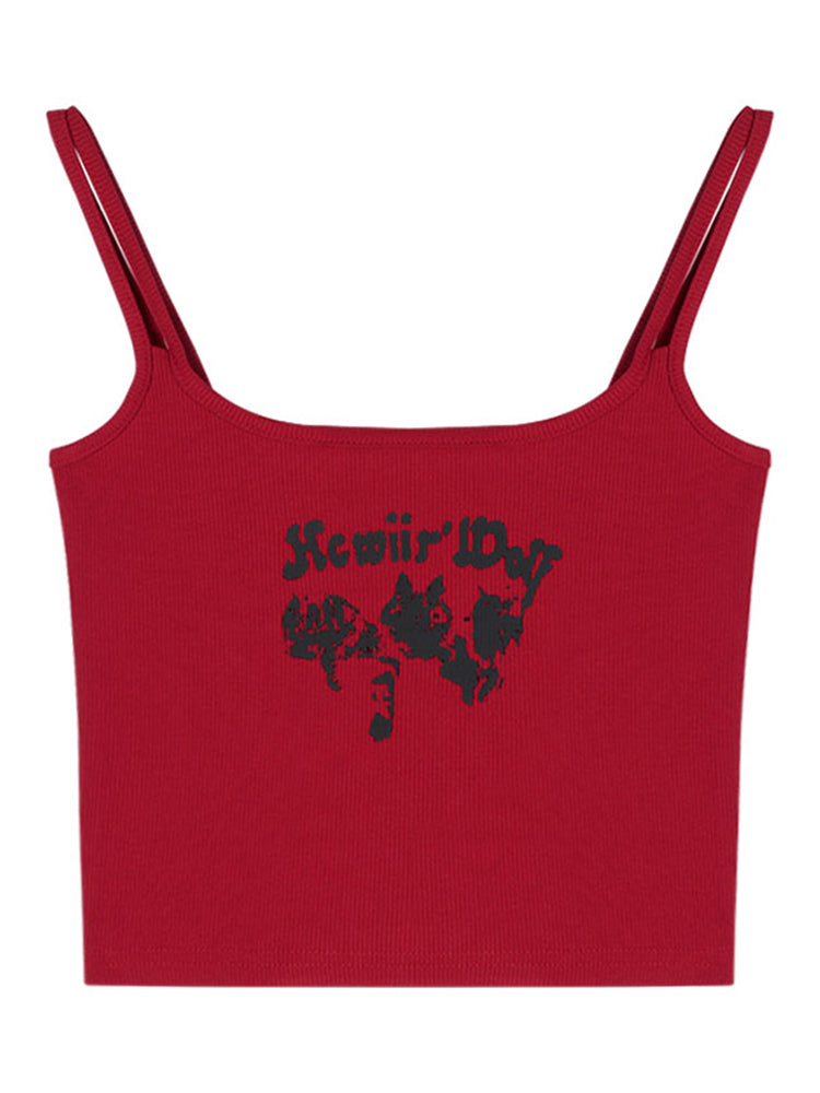 sunio-graphic-letter-print-red-spaghetti-multi-strap-slim-cropped-camisole-top-9 sunio-graphic-letter-print-red-spaghetti-multi-strap-slim-cropped-camisole-top-9