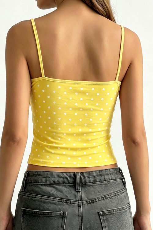 casual-polka-dot-solid-slim-cami-top-9
