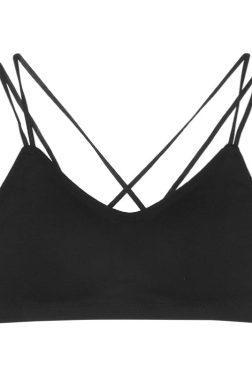 Black One Shoulder Going Out Top