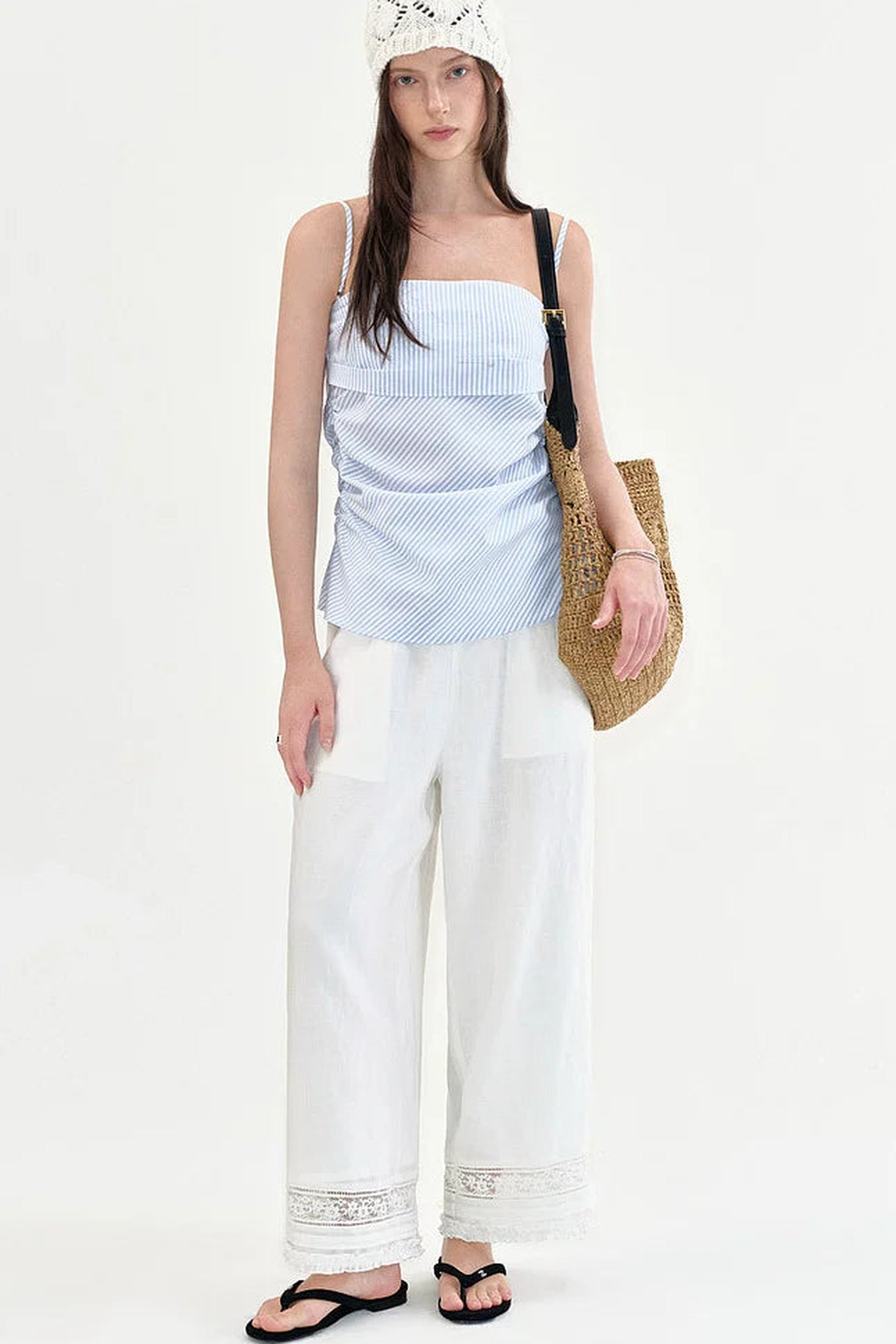 fano-striped-ruched-strapless-camisole-6 fano-striped-ruched-strapless-camisole-6