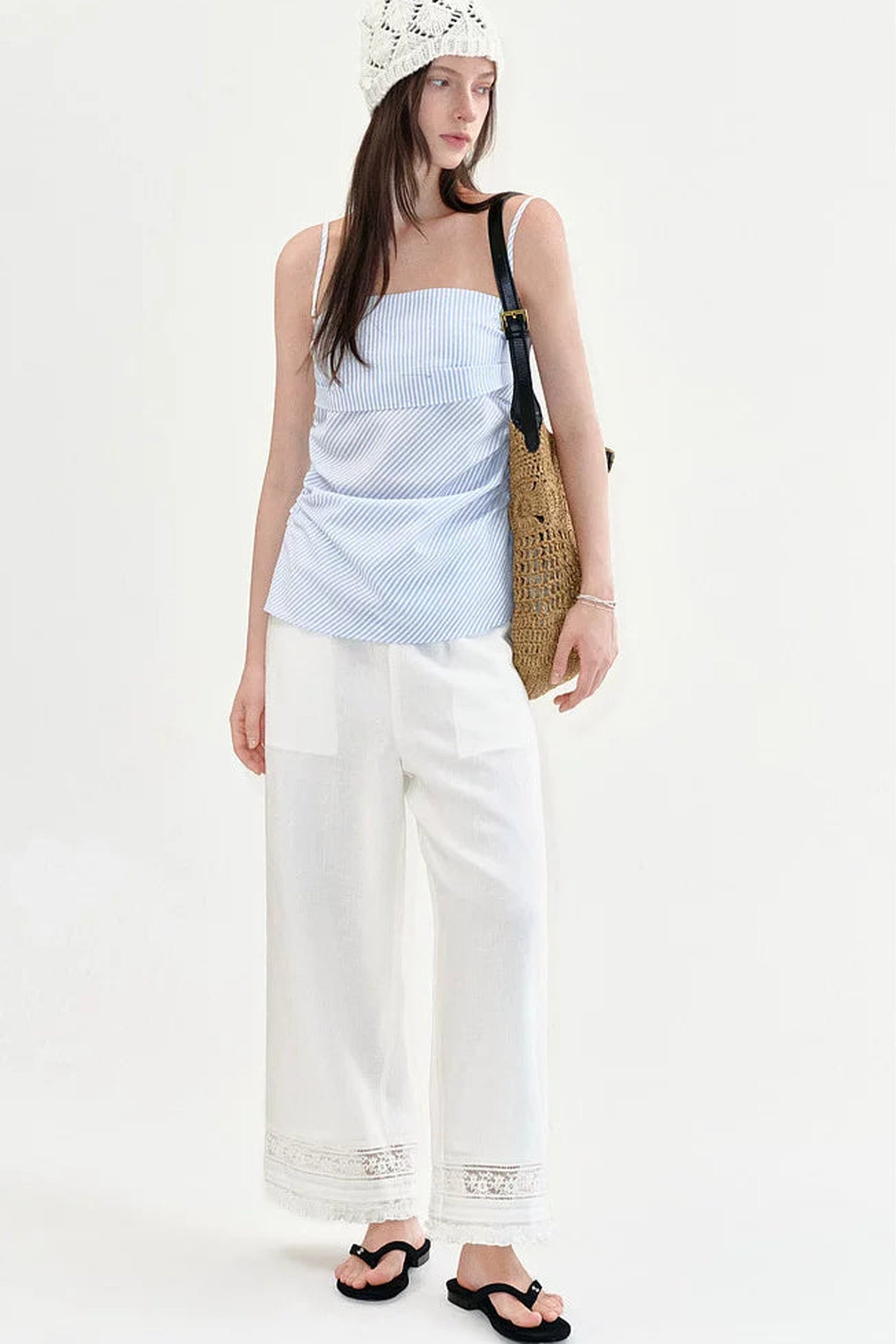 fano-striped-ruched-strapless-camisole-7 fano-striped-ruched-strapless-camisole-7