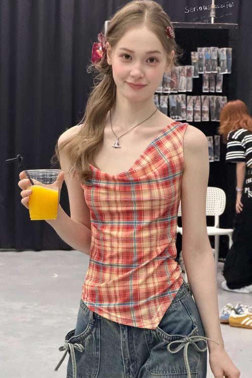 red-plaid-bowknot-tank-top-10