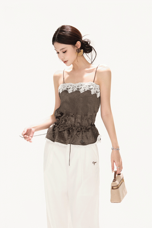 south-france-holiday-contrast-lace-trim-ruffle-camisole-6