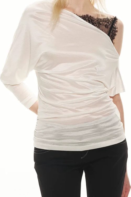 silky-satin-texture-asymmetric-off-shoulder-lace-trim-t-shirt-12
