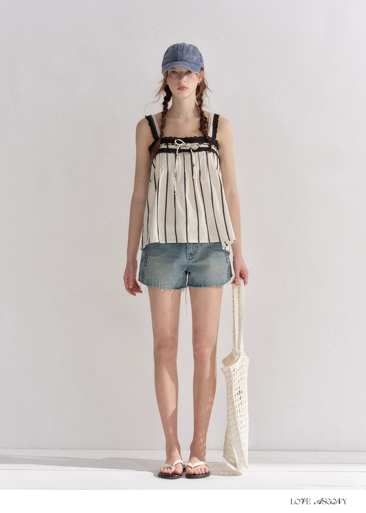 striped-lace-trim-tie-front-camisole-10 striped-lace-trim-tie-front-camisole-10