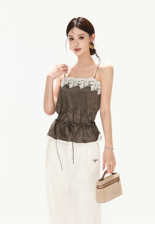 south-france-holiday-contrast-lace-trim-ruffle-camisole-8