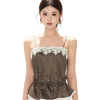 south-france-holiday-contrast-lace-trim-ruffle-camisole-1