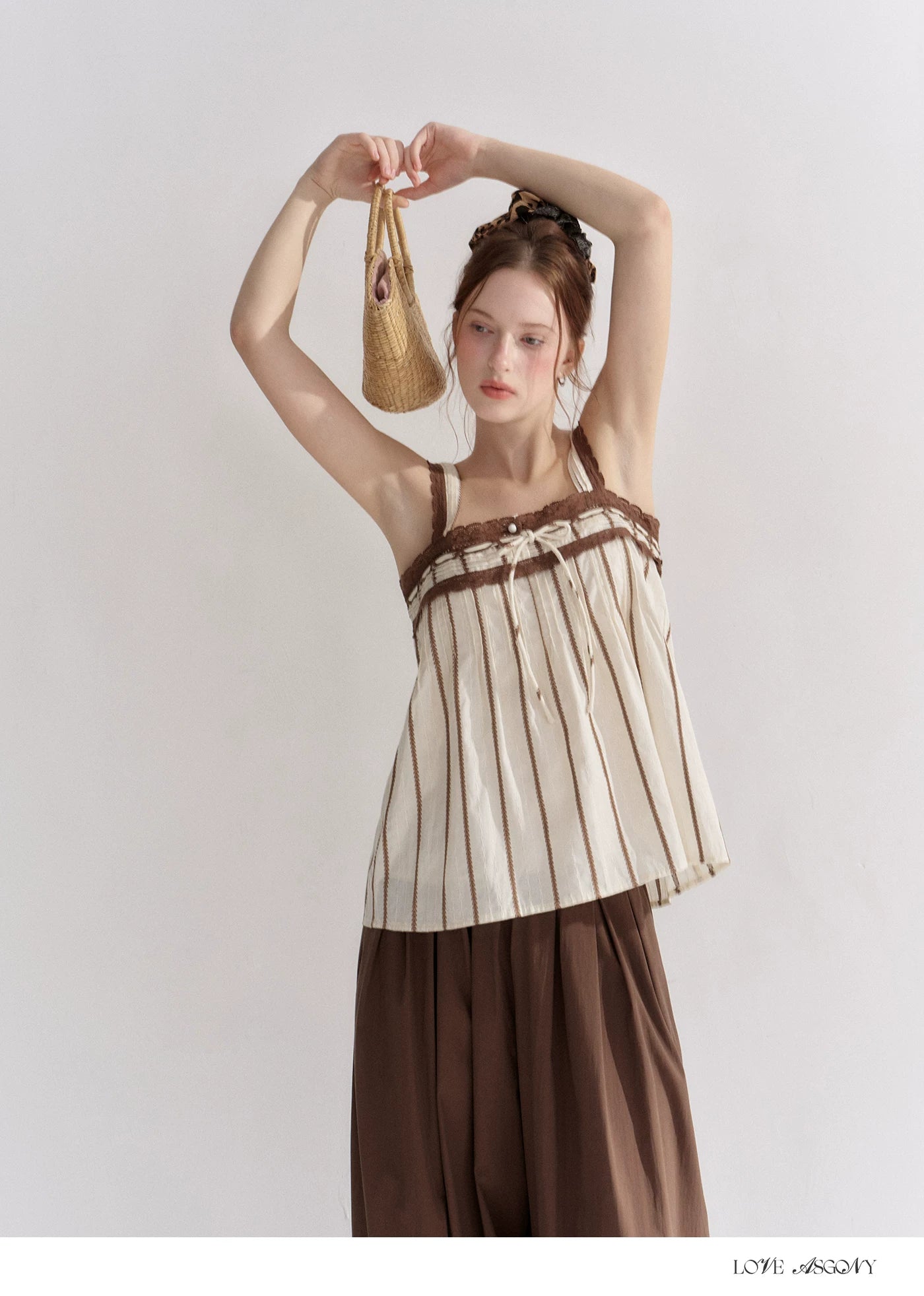 striped-lace-trim-tie-front-camisole-17 striped-lace-trim-tie-front-camisole-17