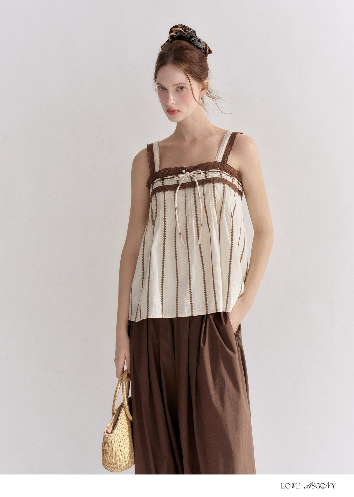 striped-lace-trim-tie-front-camisole-19 striped-lace-trim-tie-front-camisole-19