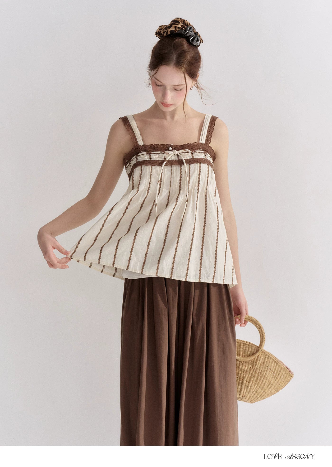striped-lace-trim-tie-front-camisole-20 striped-lace-trim-tie-front-camisole-20