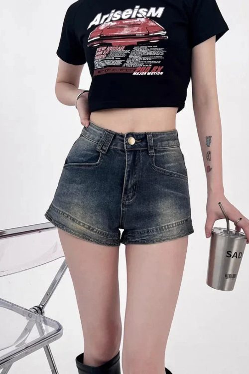 Grunge Denim Shorts Outfit Ideas Shorts for Grunge Denim Shorts outfit ideas