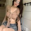 erica-solid-color-french-sweet-lace-up-long-sleeved-cropped-thin-sheer-top-1