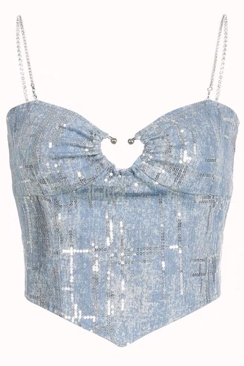 shelly-icy-blue-silver-spaghetti-strap-slim-camisole-cropped-top-2