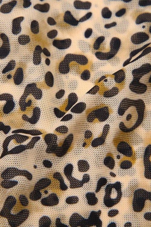 Leopard Halter Cami Top for Summer Outfits
