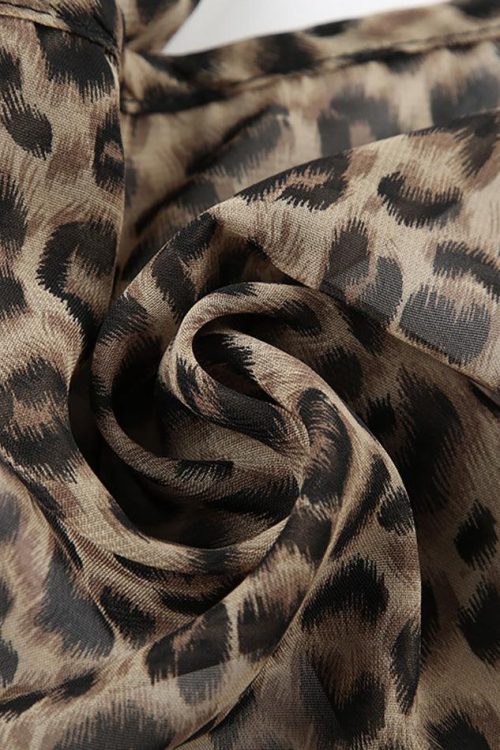 Leopard Halter Cami Top for Summer Outfits