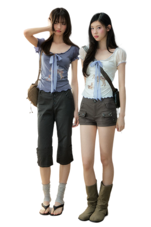 korean-lyocell-deer-print-ribbon-t-shirt-3