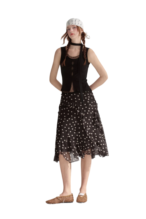 ribbed-elastic-dot-mesh-sleeveless-top-2