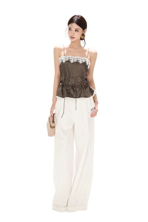 south-france-holiday-contrast-lace-trim-ruffle-camisole-2