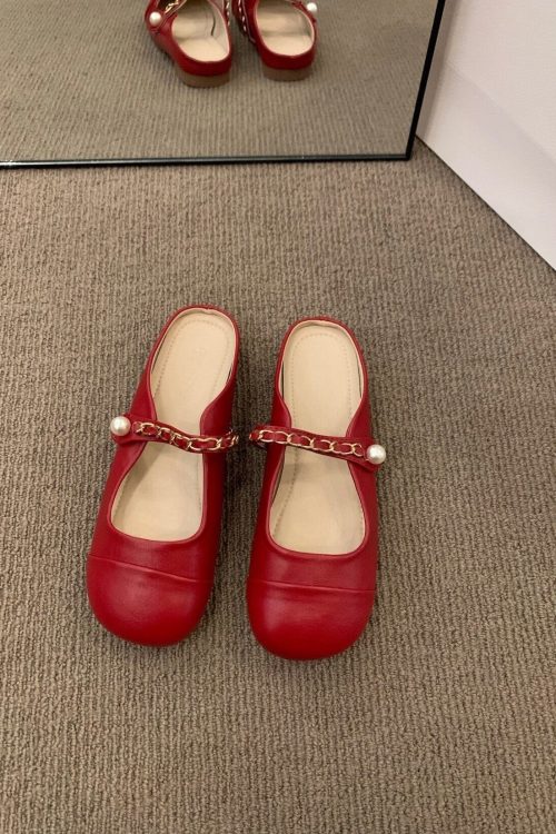 Mary Jane Shoes for Women - Strap Flat Shoes for mary jane shoes women
